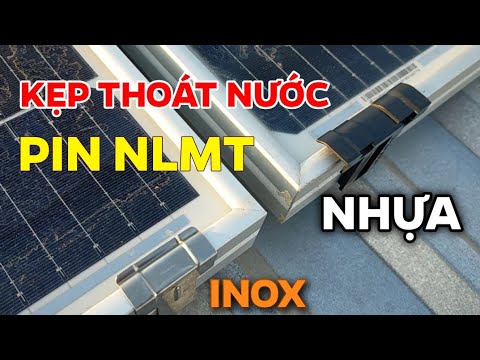 kẹp thoát nước pin mặt trời