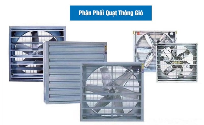 các loại quạt thông gió nhà xưởng bán chạy nhất