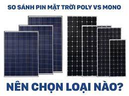 pin mặt trời mono và poly