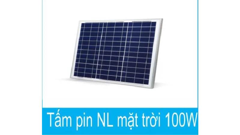 Pin mặt trời 100W có thể dùng cho các thiết bị nào?